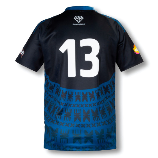 Sublimated Mens Rugby Shirts Back